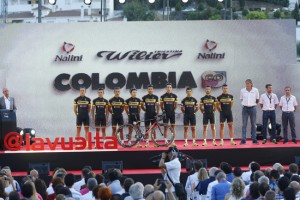 Vuelta Spagna 2015 - 70a Edizione - Presentazione Team - 21/08/2015 - Colombia - foto Luca Bettini/BettiniPhoto©2015